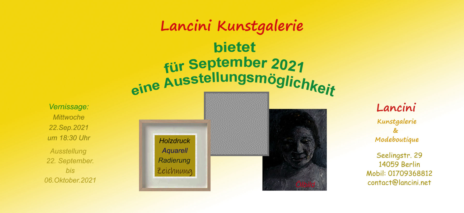 Ausstellungsmöglichkeit